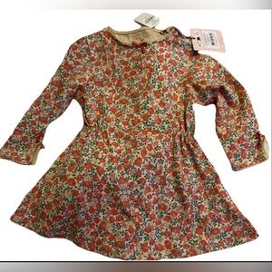 Neiman Marcus Floral Kids Dress - Red and Green